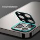 Предпазнo стъклено защитно покритие за камерата на iPhone 17 Pro Max - Techsuit Full Camera Glass (черен) 4
