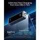 Преносима външна батерия с 2xUSB-C и 1xUSB-A изходи и технология за бързо зареждане - Anker Prime Power Bank 26250 mAh, 300W (тъмносив) 2