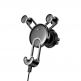 Baseus YY Car Mount Holder - поставка за радиатора на кола за смартфони с дисплеи до 6.5 инча и Lightning кабел (100 см) (черна) 2