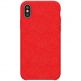 Baseus Original Super Fiber Case - велурен кейс за iPhone XS Max (червен) 1