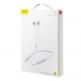 Baseus Encok S11A Necklace In-Ear Bluetooth Earphones - безжични спортни блутут слушалки за мобилни устройства (бял) 2