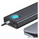 Baseus Amblight Power Bank with Digital Display - външна батерия 30000 mAh с 4xUSB и USB-C изходи за зареждане на смартфони и таблети (черен) 2