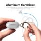 Elago Airpods Waterproof Active Hang Case - водоустойчив силиконов калъф с карабинер за Apple Airpods (фосфор) 3