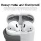 Elago Airpods Waterproof Active Hang Case - водоустойчив силиконов калъф с карабинер за Apple Airpods (тъмносив) 5