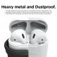 Elago Airpods Waterproof Active Hang Case - водоустойчив силиконов калъф с карабинер за Apple Airpods (черен) 5