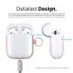 Elago Airpods Duo Hang Silicone Case - силиконов калъф за Apple Airpods 2 with Wireless Charging Case (розов-бял) 5