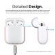 Elago Airpods Duo Silicone Case - силиконов калъф за Apple Airpods 2 with Wireless Charging Case (розов-бял) 5