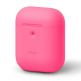 Elago Airpods Silicone Case - силиконов калъф за Apple Airpods 2 with Wireless Charging Case (розов-фосфор) 1