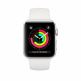 Apple Watch Series 3, 38mm Silver Aluminum Case with White Sport Band - умен часовник от Apple 1