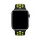 Apple Watch Nike+ Sport Band - оригинална силиконова каишка за Apple Watch 38мм, 40мм (черен-жълт)  1
