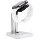 Macally Apple Watch Stand - луксозна алуминиева поставка за Apple Watch (сребриста) 6