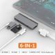 HyperDrive 6-in-1 USB-C Hub for iPad Pro 2018 6-in-1 USB-C Hub - мултифункционален хъб за свързване на допълнителна периферия за iPad Pro 11 (2018) и iPad Pro 12.9 (2018) (тъмносив) 3