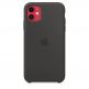 Apple Silicone Case - оригинален силиконов кейс за iPhone 11 (черен) 5