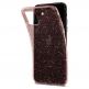 Spigen Liquid Crystal Glitter Case - тънък силиконов (TPU) калъф за iPhone 11 (розов)  4