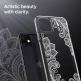 Spigen Ciel White Mandala Case - дизайнерски удароустойчив кейс за iPhone 11 (прозрачен) 4