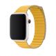 Apple Meyer Lemon Leather Loop Large - оригинална кожена каишка за Apple Watch 42мм, 44мм (жълт) 1