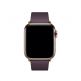 Apple Modern Buckle Band Large - оригинална кожена каишка за Apple Watch 38мм, 40мм (лилав) 2