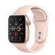 Apple Watch Series 5 GPS, 40mm Gold Aluminium Case with Pink Sand Sport Band - умен часовник от Apple 1