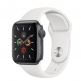 Apple Watch Series 5 GPS, 40mm Silver Aluminium Case with White Sport Band - умен часовник от Apple 1