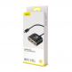Baseus USB-C Square Round Hub Adapter - 4-портов USB-C хъб за компютри и лаптопи (черен) 5