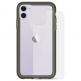 Artwizz Bumper + Second Back - силиконов (TPU) бъмпер и стъклено защитно покритие за гърба за iPhone 11 (черен-прозрачен) 2