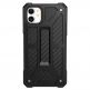 Urban Armor Gear Monarch Case - удароустойчив хибриден кейс за iPhone 11 (черен-карбон) 2