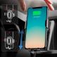 Baseus Wireless Charger Gravity Car Mount - поставка за радиатора на кола с безжично зареждане за Qi съвместими смартфони (червен) 6