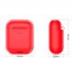 Baseus Airpods Silicone Wireless Charging Case - силиконов калъф с възможност за безжично зареждане за Apple Airpods (червен) 6