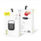 Baseus Airpods Silicone Wireless Charging Case - силиконов калъф с възможност за безжично зареждане за Apple Airpods (черен) 1