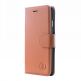 JT Berlin BookCase Kreuzberg Case - хоризонтален кожен (естествена кожа) калъф тип портфейл за iPhone 11 (кафяв) 2