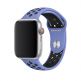 Apple Watch Nike Sport Band - оригинална силиконова каишка за Apple Watch 42мм, 44мм (лилав-черен) 1