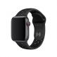 Apple Watch Nike Sport Band - оригинална силиконова каишка за Apple Watch 38мм, 40мм (черен)  1