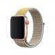 Apple Camel Sport Loop - оригинална текстилна каишка за Apple Watch 42мм, 44мм (бежов-жълт) 1