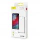Baseus Anti-bluelight Full Screen Tempered Glass (0.30mm) - калено стъклено защитно покритие за целия дисплей на iPhone 11 Pro, iPhone XS, iPhone X (прозрачен-черен) (2 броя) 5