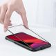 Baseus Anti-bluelight Full Screen Tempered Glass (0.30mm) - калено стъклено защитно покритие за целия дисплей на iPhone 11 Pro, iPhone XS, iPhone X (прозрачен-черен) (2 броя) 8