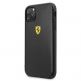 Ferrari On Track Carbon Effect Hard Case - поликарбонатов кейс с карбоново покритие за iPhone 11 Pro Max (черен) 1