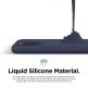 Elago Soft Silicone Case - силиконов (TPU) калъф за iPhone 11 Pro (тъмносин) 1