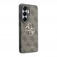 Дизайнерски кожен кейс за Samsung Galaxy S26 Ultra - Guess PU 4G Metal Logo Leather Hard Case (кафяв) 3