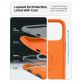 Силиконов (TPU) калъф с MagSafe за iPhone 17 Pro Max - Spigen Silicone Fit MagSafe Case (оранжев) 15