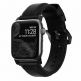 Nomad Strap Traditional Leather - кожена (естествена кожа) каишка за Apple Watch 42мм, 44мм (черен) 5