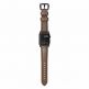 Nomad Strap Traditional Leather - кожена (естествена кожа) каишка за Apple Watch 42мм, 44мм (кафяв-черен) 2