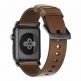 Nomad Strap Modern Leather - кожена (естествена кожа) каишка за Apple Watch 42мм, 44мм (кафяв-черен) 1