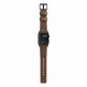 Nomad Strap Modern Leather - кожена (естествена кожа) каишка за Apple Watch 42мм, 44мм (кафяв-черен) 3