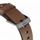 Nomad Strap Modern Leather - кожена (естествена кожа) каишка за Apple Watch 42мм, 44мм (кафяв-черен) 5