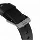 Nomad Strap Modern Leather - кожена (естествена кожа) каишка за Apple Watch 42мм, 44мм (черен) 4