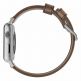 Nomad Strap Modern Leather - кожена (естествена кожа) каишка за Apple Watch 42мм, 44мм (кафяв-сребрист) 3