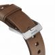 Nomad Strap Modern Leather - кожена (естествена кожа) каишка за Apple Watch 42мм, 44мм (кафяв-сребрист) 5