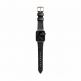 Nomad Strap Modern Slim Leather - кожена (естествена кожа) каишка за Apple Watch 38мм, 40мм (черен-златист) 2
