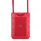 Guess Wallet Universal Phone Bag - кожена чанта (портфейл) с презрамка (червен)  3