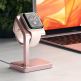 Satechi Aluminum Apple Watch Stand - луксозна алуминиева поставка за Apple Watch (розово злато) 3